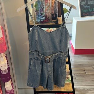Show Me Your MuMu Denim Jumpsuit
